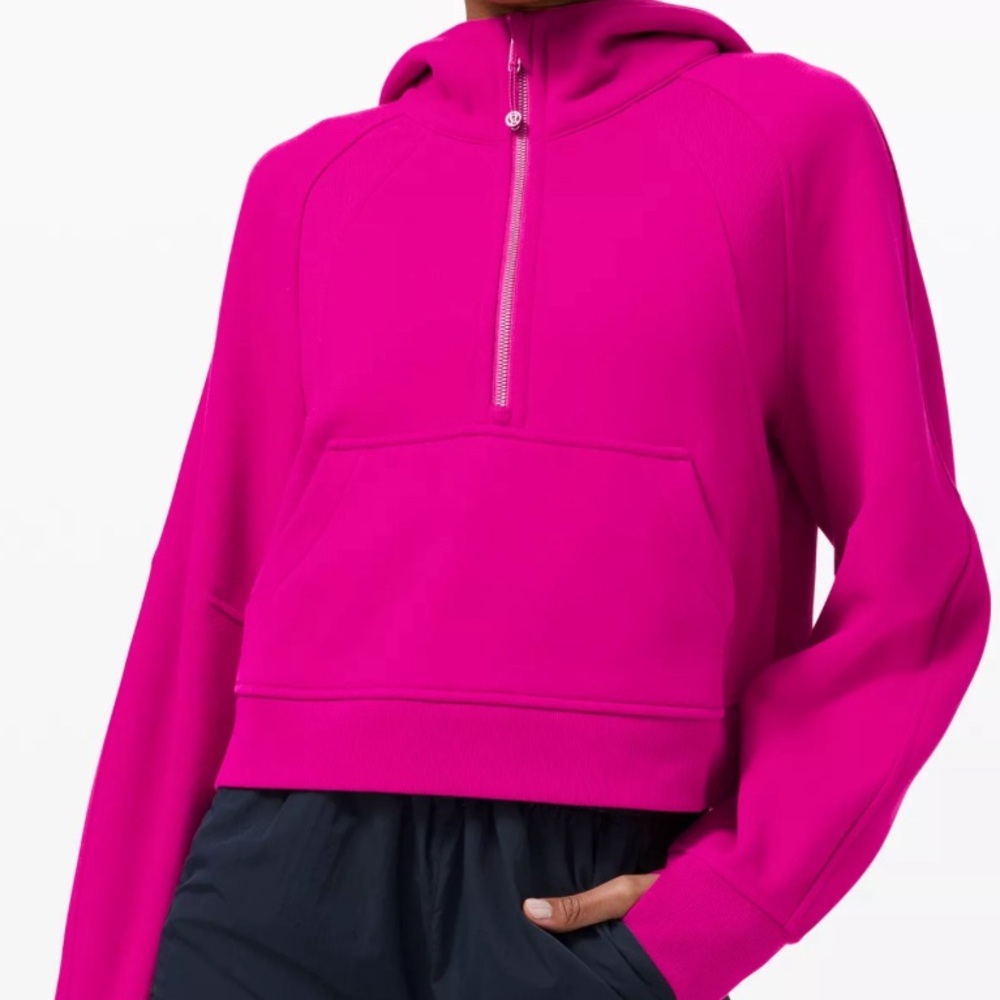 Lululemon oversized cropped scuba hoodie